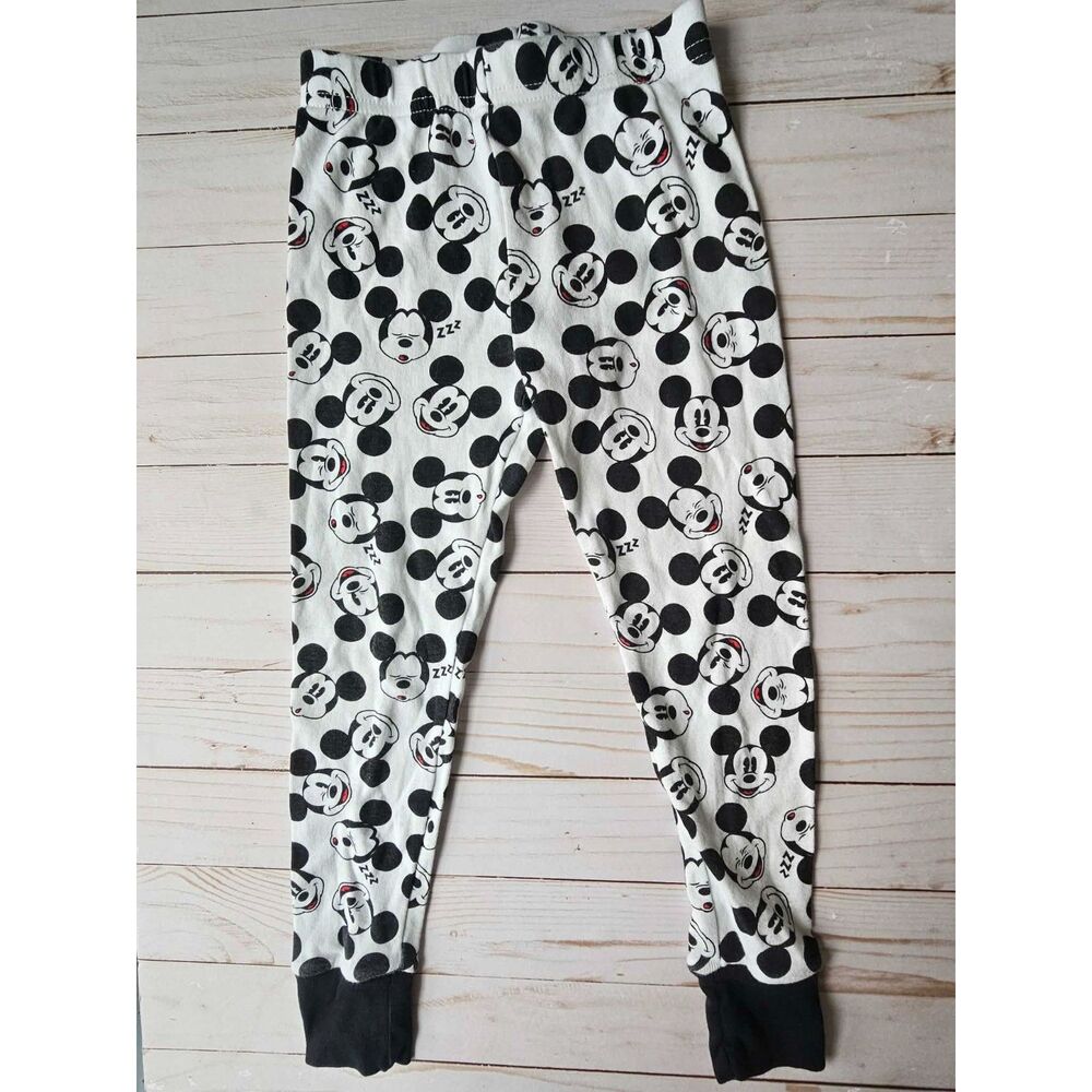 Disney Amazon Essentials Kids Size 5 Mickey Mouse Pajama Pants 100% Cotton